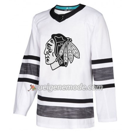 Herren Eishockey Chicago Blackhawks Trikot Blank 2019 All-Star Adidas Weiß Authentic